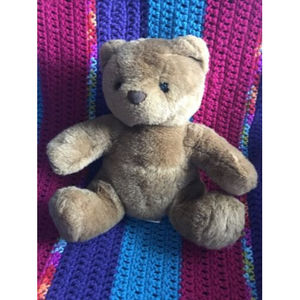 Vintage 1997 Build a Bear Workshop 12” Classic Brown Sitting Bear Plush Toy